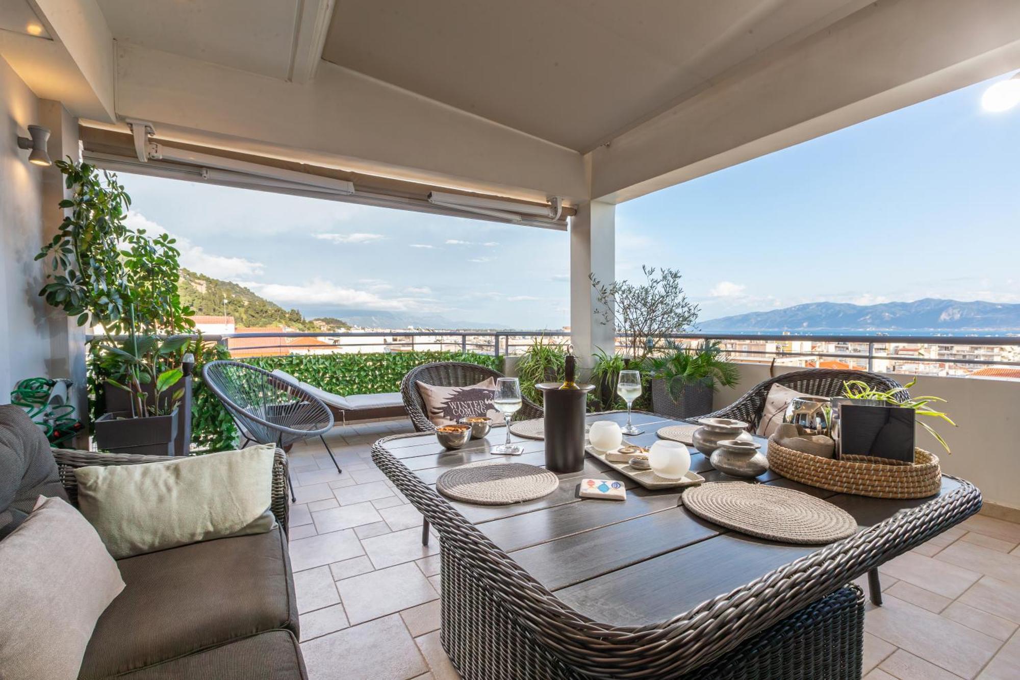Penthouse Apartment Nafpaktos Екстериор снимка